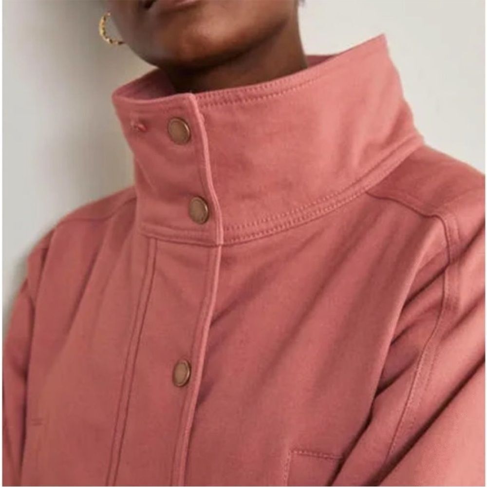 Boden Kentwell Parka Coat Jacket Dusty Rose Pink US Size 4 - Picture 4 of 12